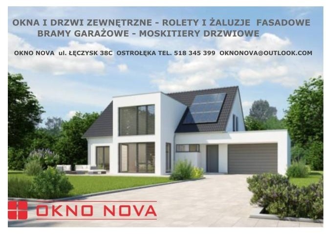 OKNO NOVA- Energooszczędna Stolarka Budowlana,
