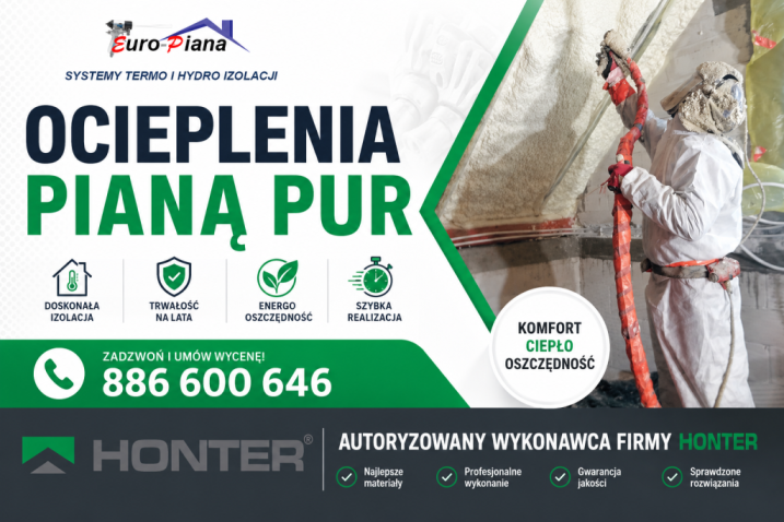 Ocieplenie pianą pur