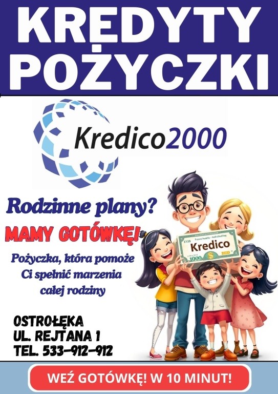 Zabrakło gotówki? Z Kredico2000 to nie problem!