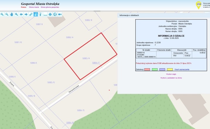Działka w Ostrołęce idealna pod budowę domu
