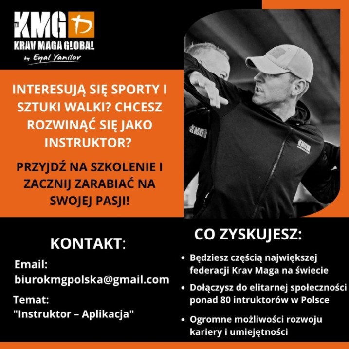 Bezpłatne szkolenie na Instruktora samoobrony - Krav Maga