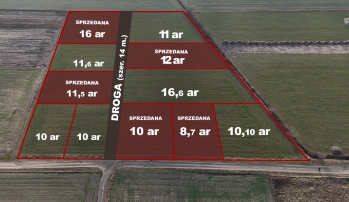 Działki budowlane w Rzekuniu