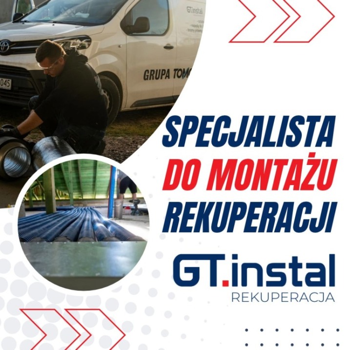 SZUKAMY SPECJALISTY DO MONTAŻU REKUPERACJI