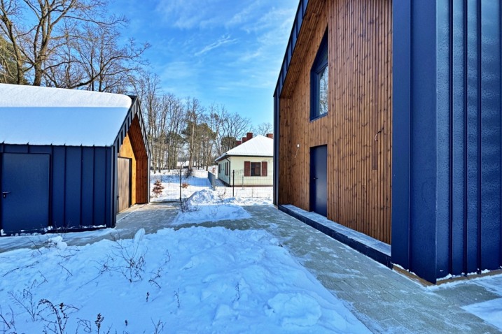 Nowoczesny dom szkieletowy | Nowa Wieś, gm. Olszewo-Borki