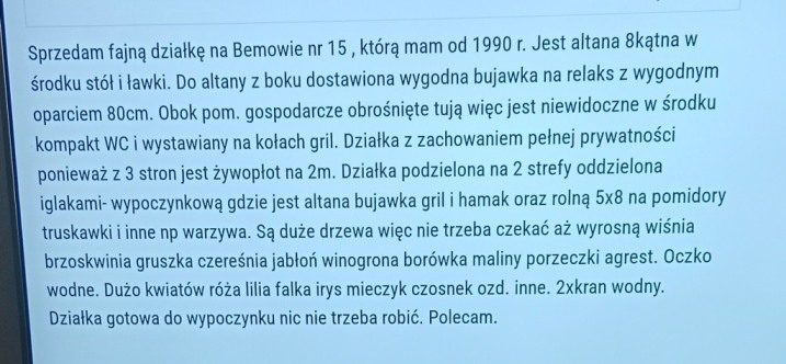 Sprzedam 300m2 Bemowo ROD