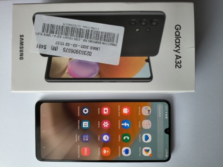 Samsung Galaxy A32 - 2 sztuki - fioletowy i grafitowy