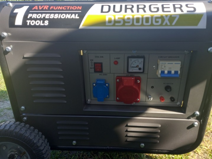 Agregat prądotwórczy DURRGERS D5900GX7