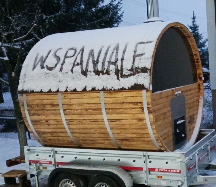 Mobilna sauna WSPAniale- zamów dla siebie lub na prezent