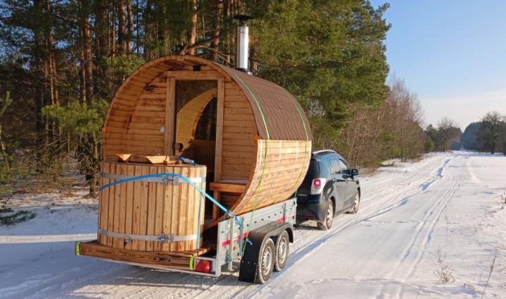 Mobilna sauna WSPAniale - zimowe wieczory zapamiętasz na długo