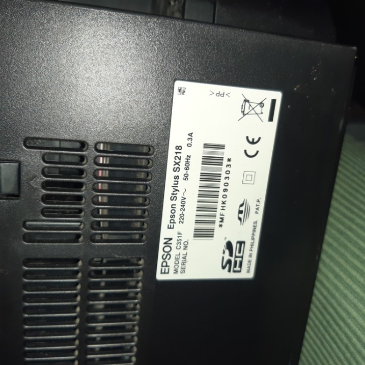 Epson Stylus SX218 na części