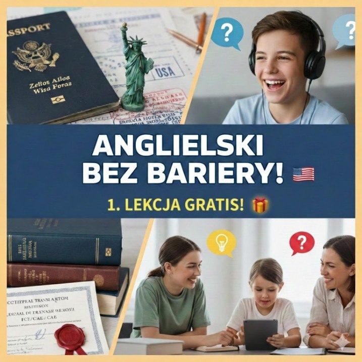 Angielski bez bariery! Dzieci, młodzież i dorośli