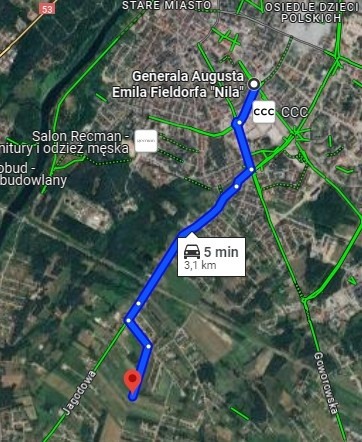 Sprzedam działkę budowlaną w Dzbeninie koło Ostrołęki 9 arów