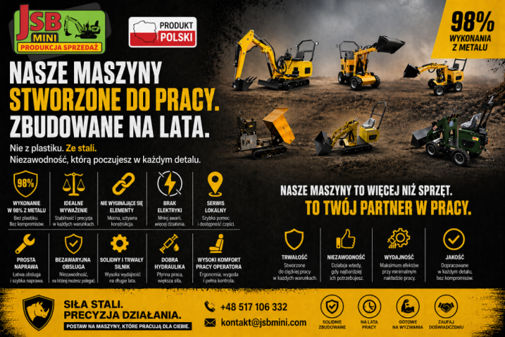 Koparki Ładowarki Wozidła JSB
