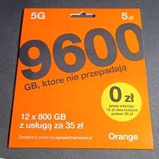Karta SIM Orange — nowa, gotowa