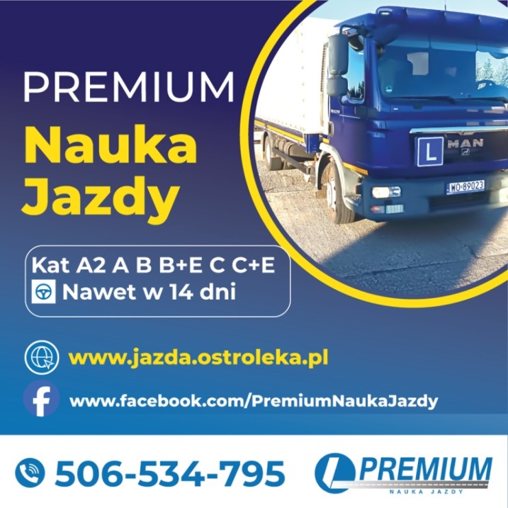 Nauka Jazdy kat A B BE C C+E