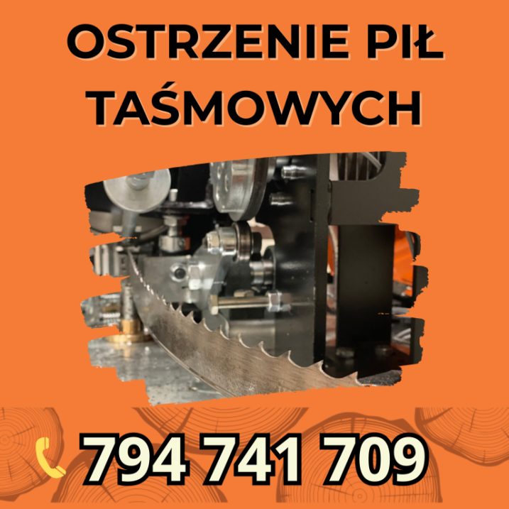 Ostrzenie pił taśmowych