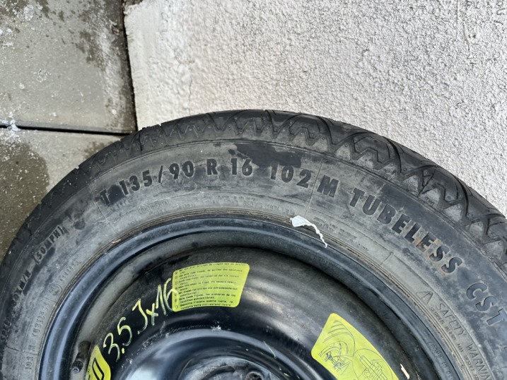 Koło dojazdowe Peugeot 3008 I