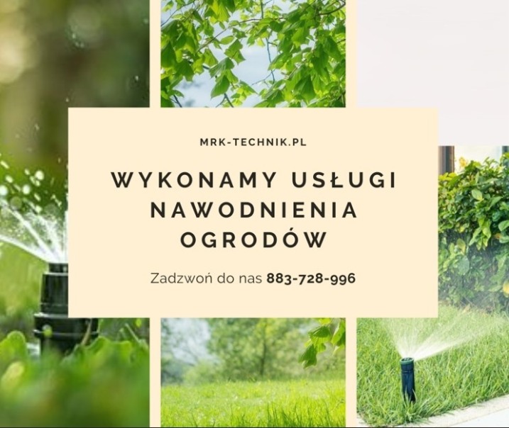 Automatyczne systemy nawadniania, nawodnienie ogrodów MONTAŻ