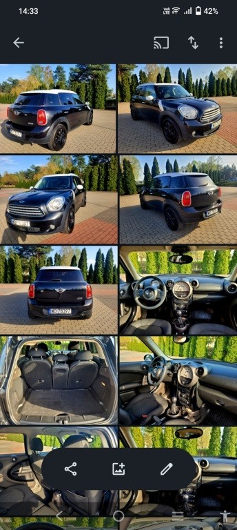 Sprzedam Mini Cantryman 1.6 Pb 2013 r.