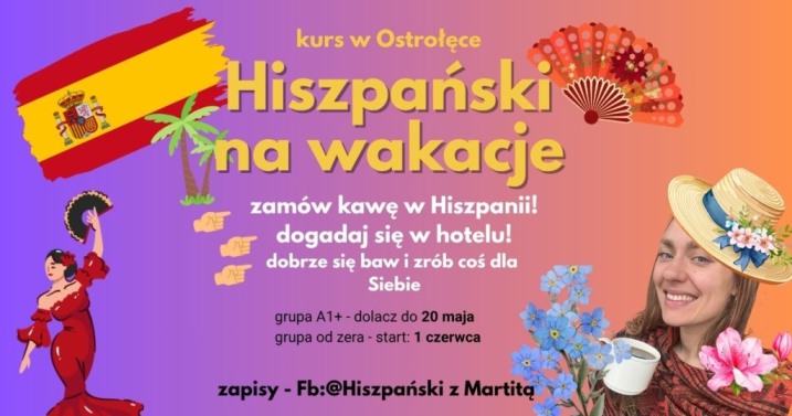 Kurs hiszpańskiego na wakacje
