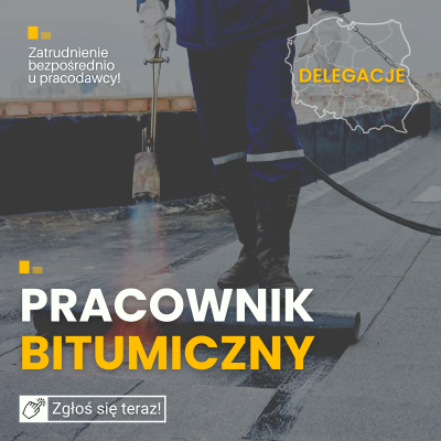 Pracownik drogowy (asfaltowy / masa bitumiczna)