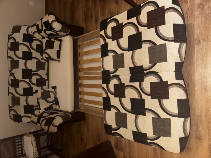 „Krówka” rozkładana kanapa