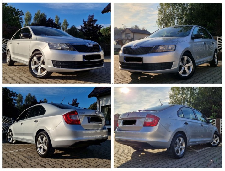 SKODA Rapid 1.6 TDI Active, 115KM, z PL salonu, stan BDB, GARAŻOWANY!