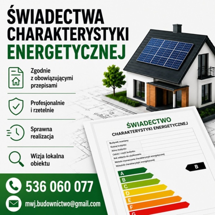 Świadectwo Charakterystyki Energetycznej