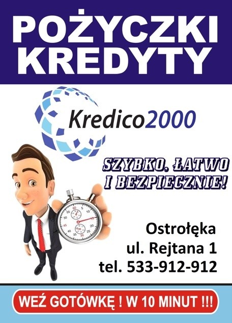 Szybko, łatwo i bezpiecznie! Kredico2000