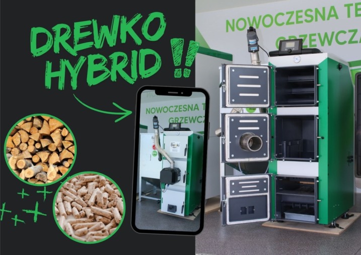 Kocioł C.O. DrewKo Hybrid 12kW