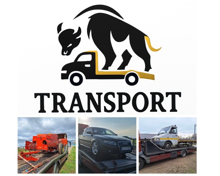 Transport Laweta - Maszyny Rolnicze, Budowlane i Pojazdy