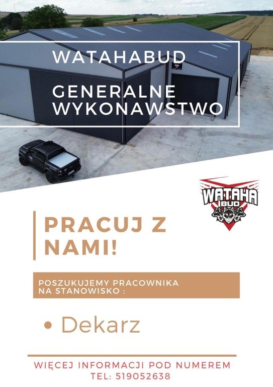 Zatrudnię DEKARZY