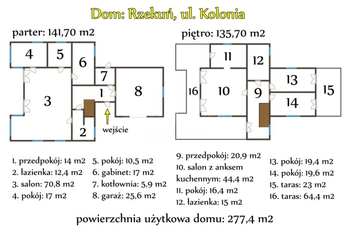 Nowoczesny dom w Rzekuniu z opcją na biznes