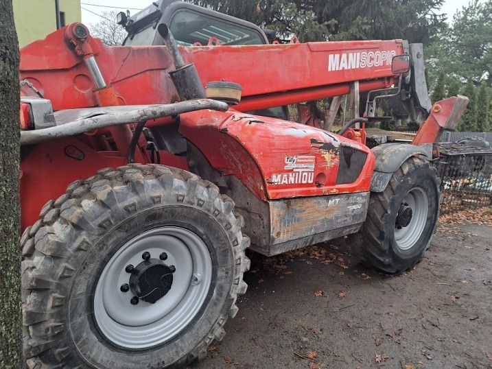 ładowarka teleskopowa manitou 2007r/budowlana