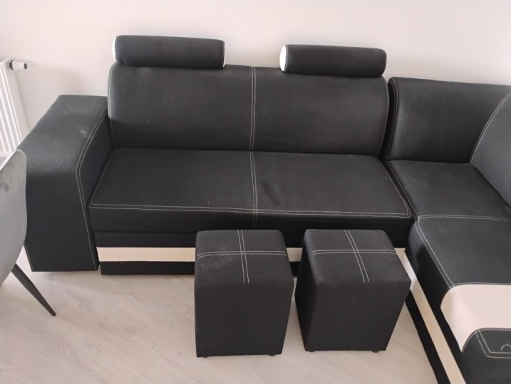 Narożnik ! Funkcja spania + pojemnik na pościel