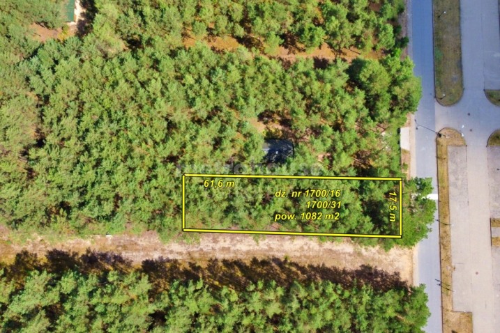 Działka rekreacyjna o pow. 1082 m2 - Wykrot (Kraina Kurpiowska)