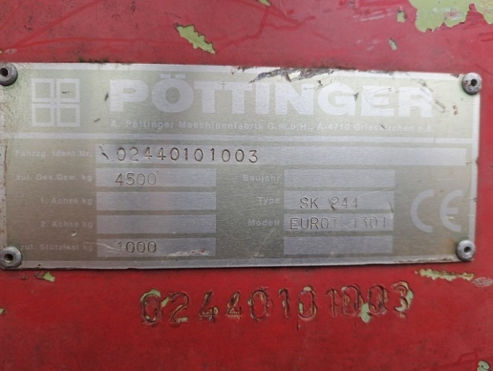 zgrabiarka Pottinger euro top 1301/2007r