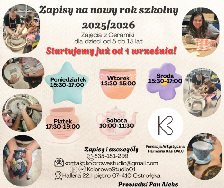 Kolorowe Studio zaczyna zapisy na Nowy Rok Szkolny