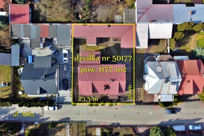 Ostrołęka, ul. Miła: dom z potencjałem