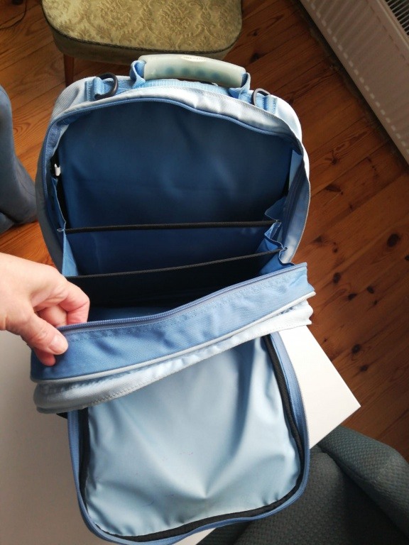 Plecak szkolny dziewczęcy dla dziewczynki szkoła tornister niebieski