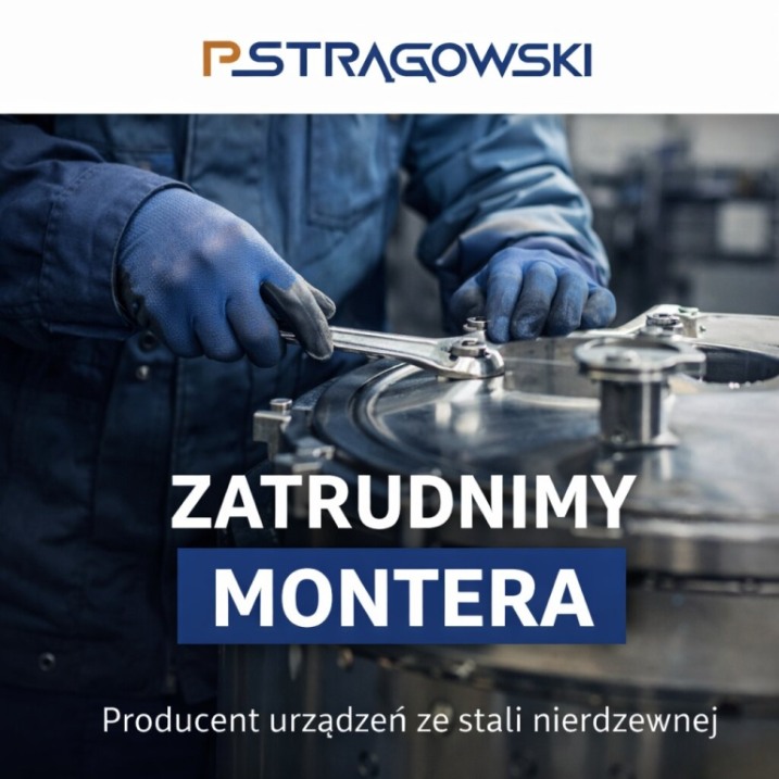 Monter/Ślusarz. Branża nierdzewna