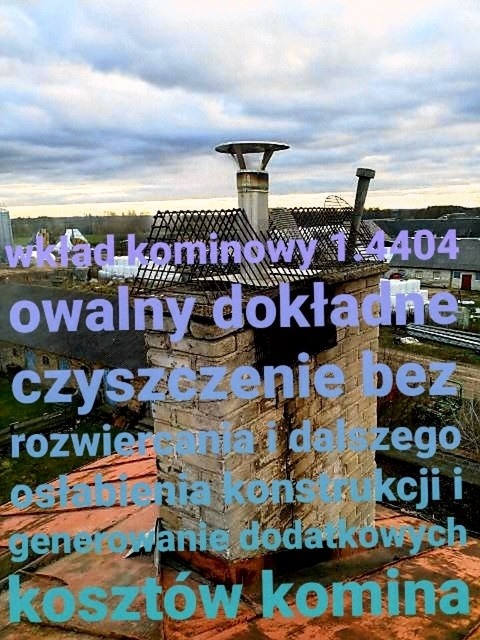 Wkład kominowy kwasowy Montaż wkładu kominowego System kominowy me1 okrągły owalny