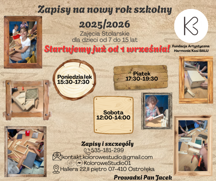 Kolorowe Studio zaczyna zapisy na Nowy Rok Szkolny