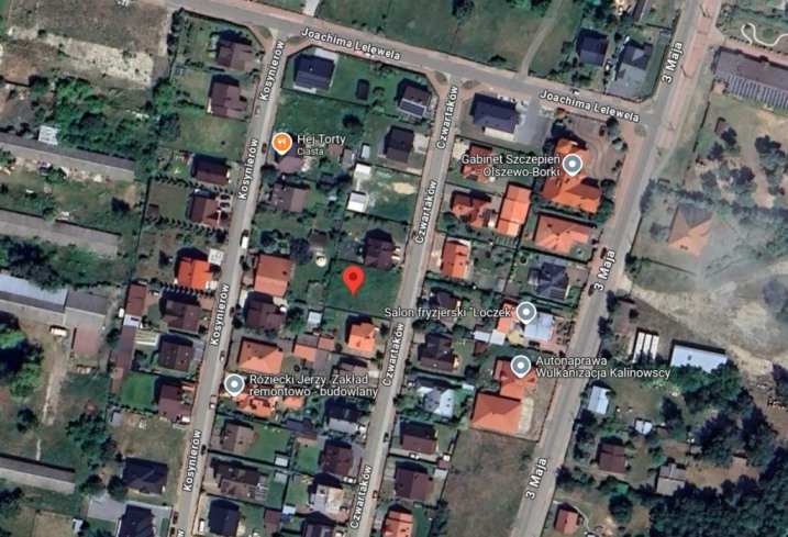 Sprzedam działkę 619m2 Olszewo-Borki