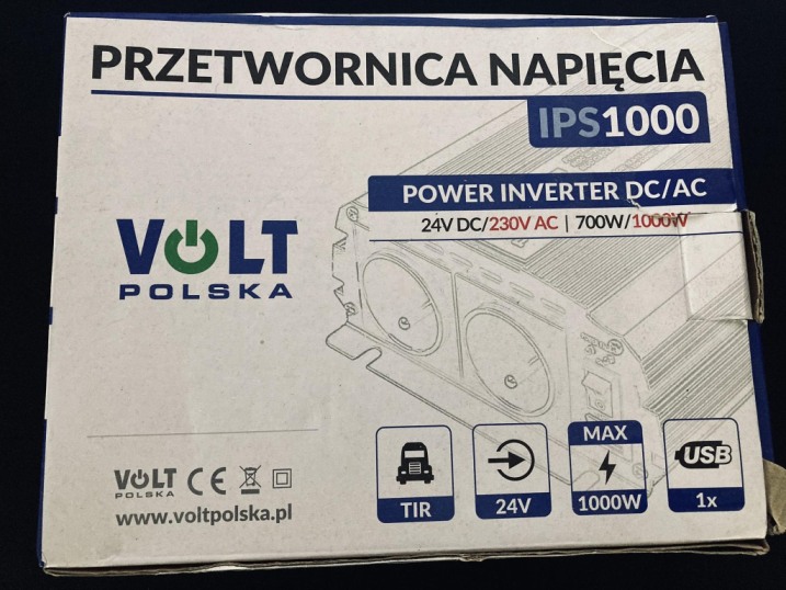 Przetwornica napięcia VOLT IPS1000 24V AC / 230V DC