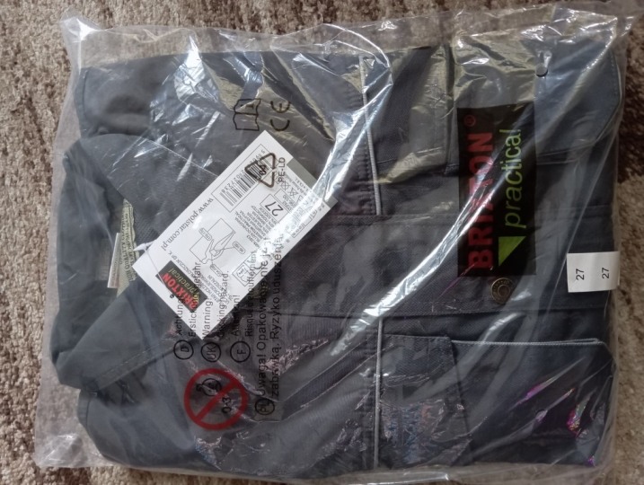 Bluza robocza BRIXTON PRACTICAL APBL rozm.27 - NOWA