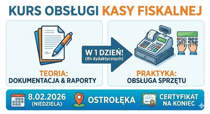 KURS OBSŁUGI KASY FISKALNEJ