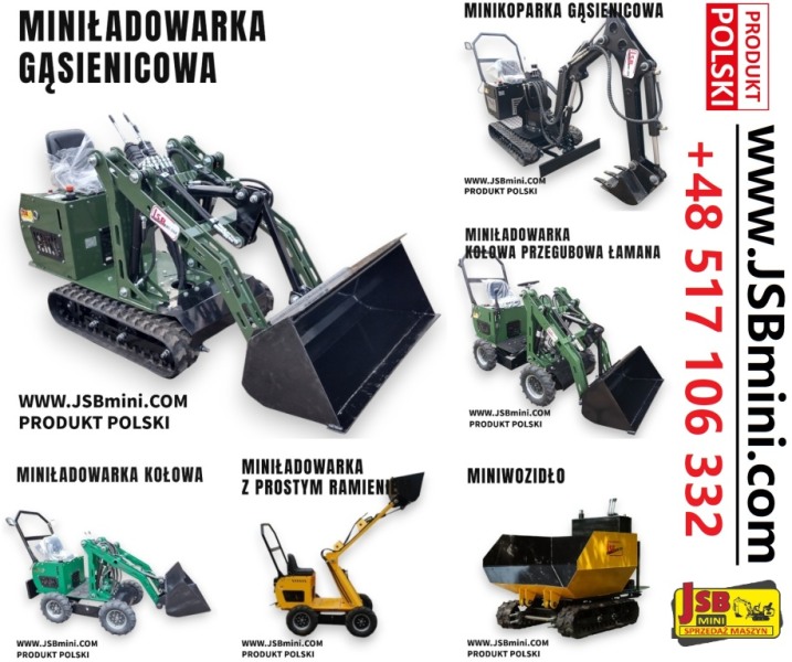 MINI ŁADOWARKA KOŁOWA Z PROSTYM RAMIENIEM MS-L113FS JSB - PL
