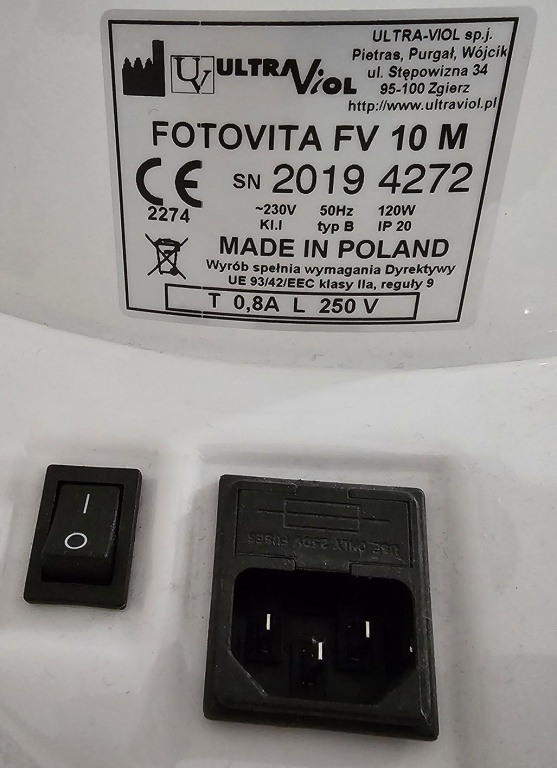 Lampa NA DEPRESJE terapeutyczna FOTOVITA FV10M