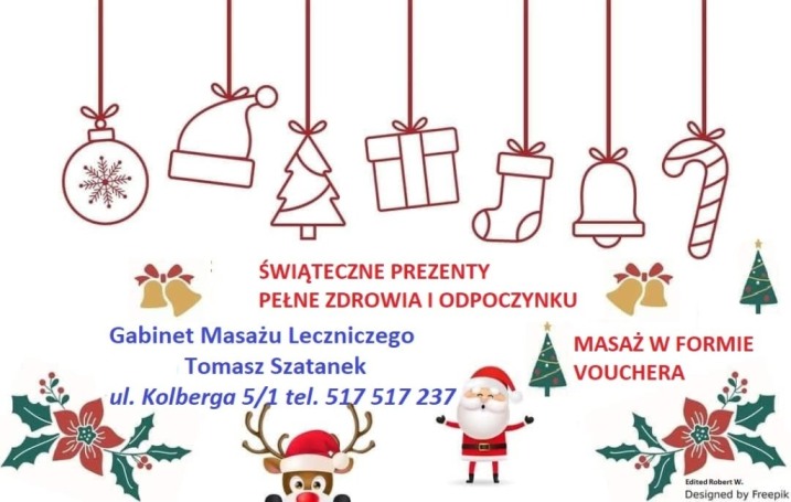 Świąteczne pakiety masażu